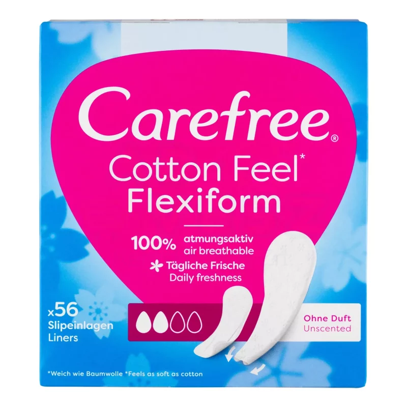 Carefree tisztasági betét 56 db Cotton Feel Flexiform Kép