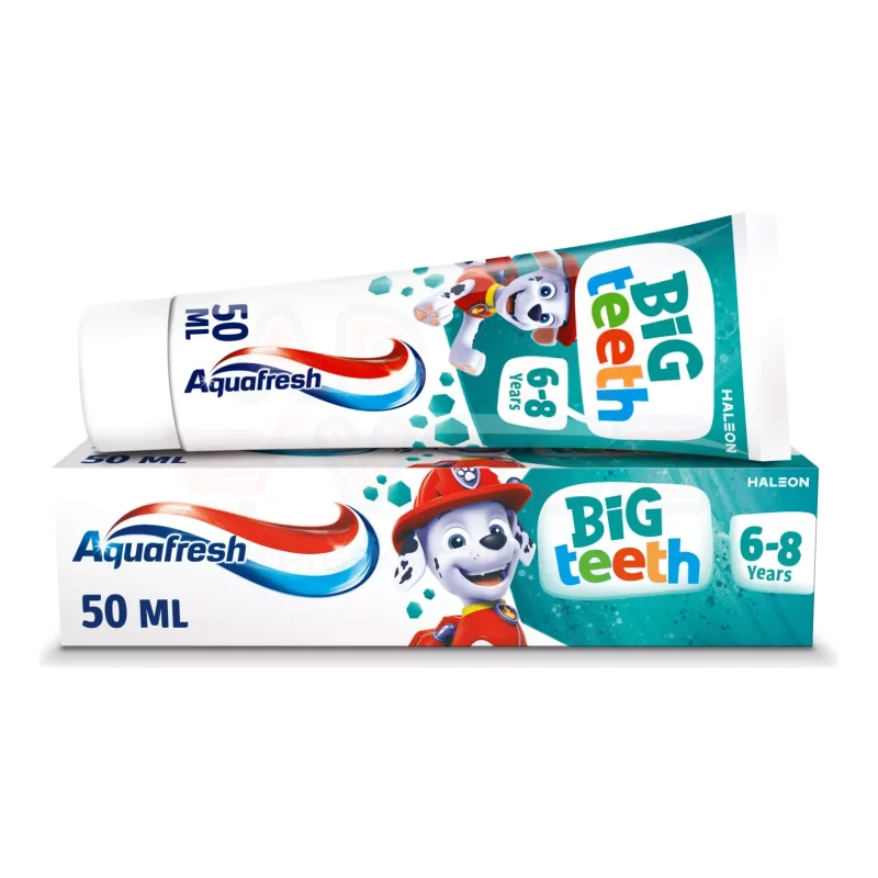 Aquafresh gyermek fogkrém 50 ml Big Teeth Kép