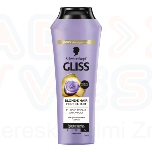 Gliss hamvasító sampon 250 ml Blonde Perfector