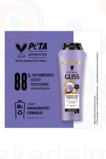 Gliss hamvasító sampon 250 ml Blonde Perfector Kép