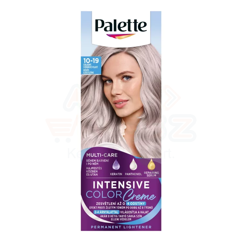 Palette ICC intenzív krémhajfesték (10-19) hűvös ezüst szőke Kép