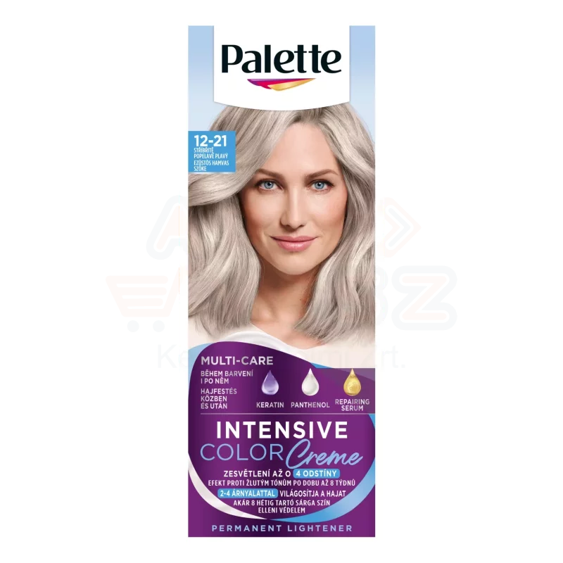 Palette ICC intenzív krémhajfesték (12-21) ezüstös hamvas szőke Kép
