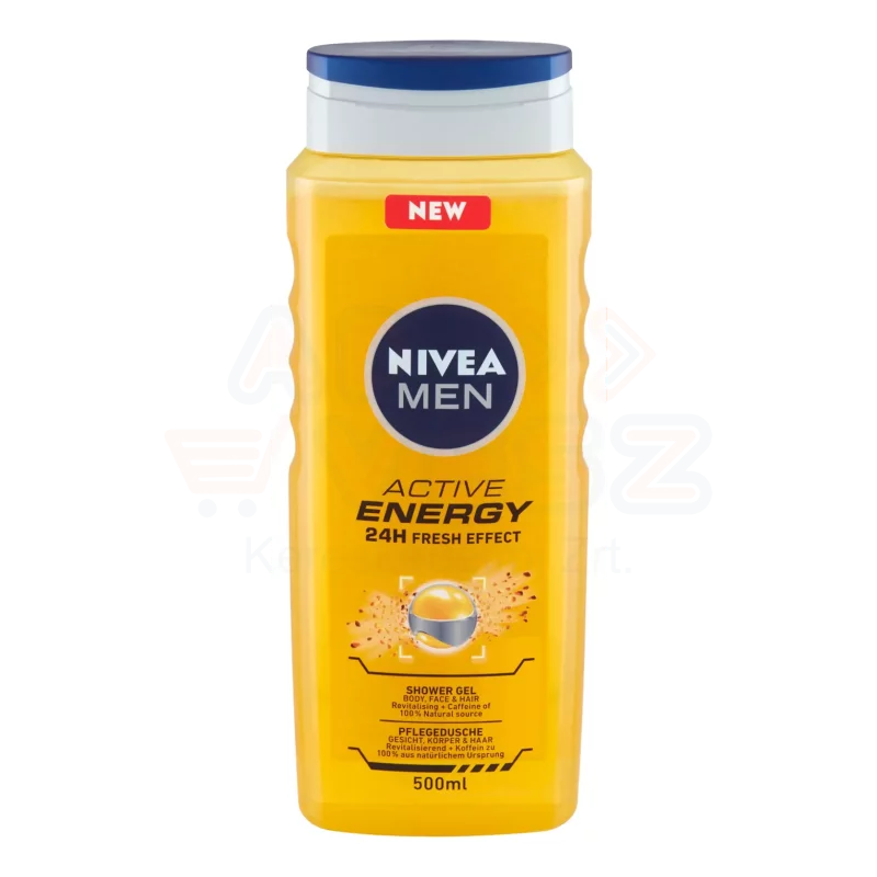 NIVEA MEN tusfürdő 500 ml Active Energy Kép