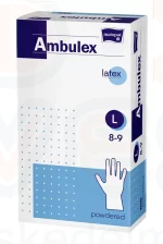 AMBULEX Latex Púderes Gumikesztyű "L" 100 db Kép