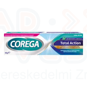 Corega műfogsorrögzítő krém 40 g Total Action