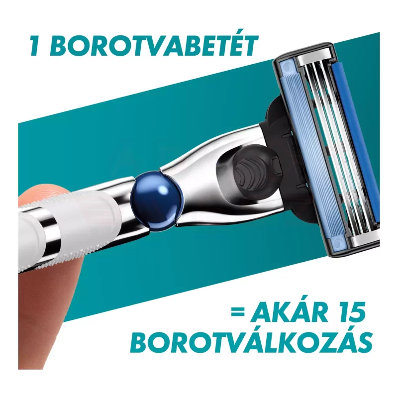 Gillette Mach3 Turbo borotvabetét 5 db Kép
