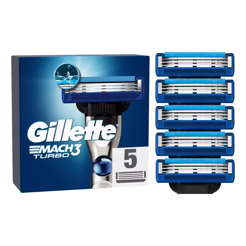 Gillette Mach3 Turbo borotvabetét 5 db Kép