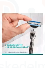 Gillette Mach3 borotvabetét 5 db Kép