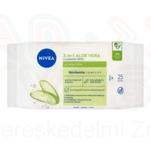 NIVEA arctisztító kendő 25 db 3in1 Aloe Vera