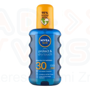 NIVEA SUN FF30 Protect & Dry Touch Napozó Spray 200 ml
