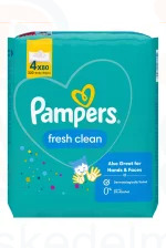 Pampers törlőkendő 4x80 db Fresh Clean Kép