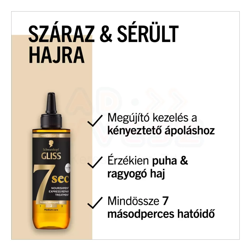 Gliss hajpakolás 7seconds 200 ml Oil Nutritive Kép