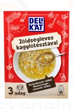 DELIKÁT Zöldségleves kagylótésztával 44 g Kép