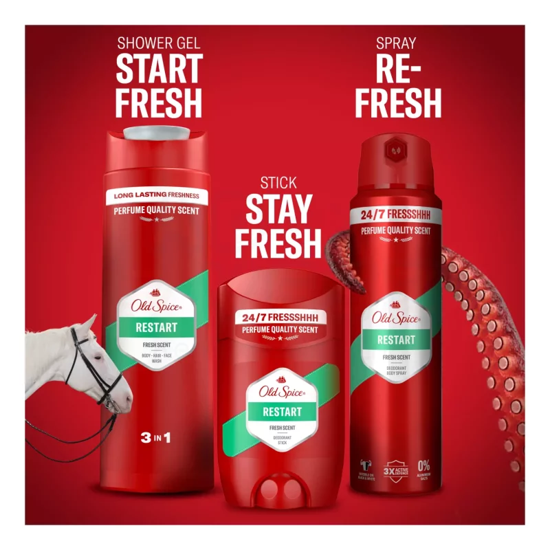 Old Spice deo stift 50 ml Restart Kép