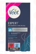 VEET Easy Strip használatra kész hideggyanta szalagok érzékeny bőrre 12 db Kép