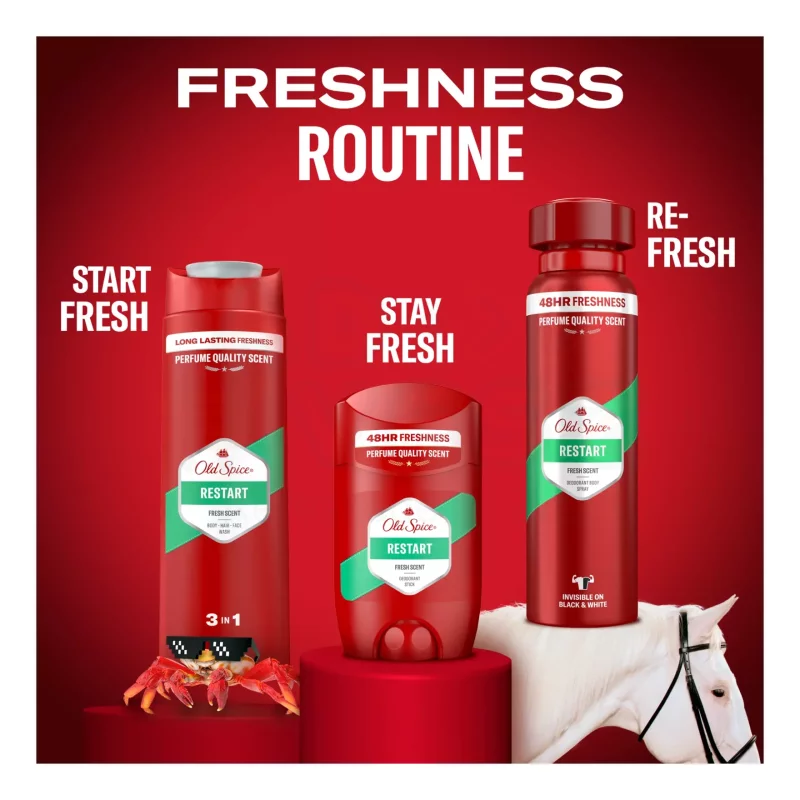 Old Spice tusfürdő 400 ml Restart Kép