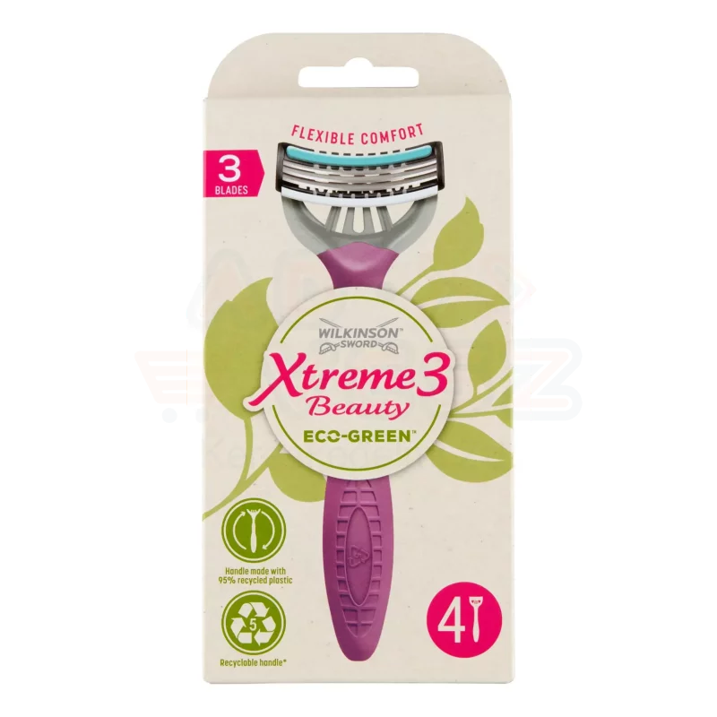 Wilkinson Xtreme3 EcoGreen Beauty borotva 4 db Kép