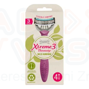 Wilkinson Xtreme3 EcoGreen Beauty borotva 4 db