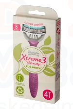 Wilkinson Xtreme3 EcoGreen Beauty borotva 4 db Kép