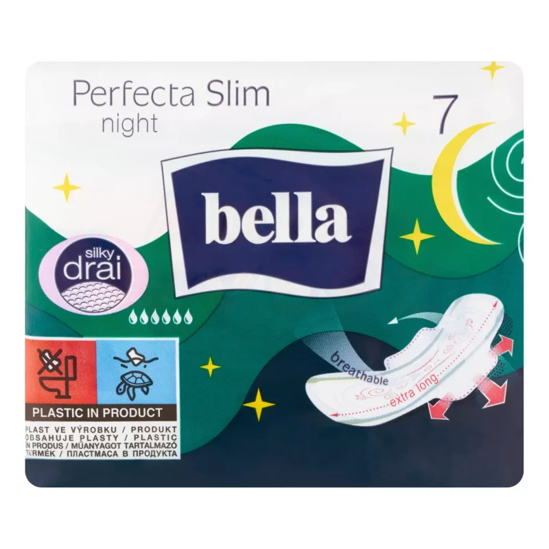 BELLA PERFECTA Slim Night Egészségügyi Betét 7 db Kép