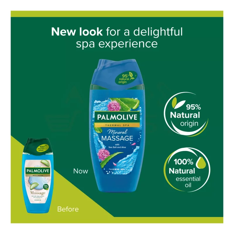 PALMOLIVE tusfürdő Wellness Massage/Mineral Massage 500 ml Kép