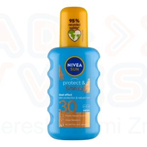 NIVEA SUN FF30 Protect & Bronze Barnulást Támogató Napozó Spray 200 ml