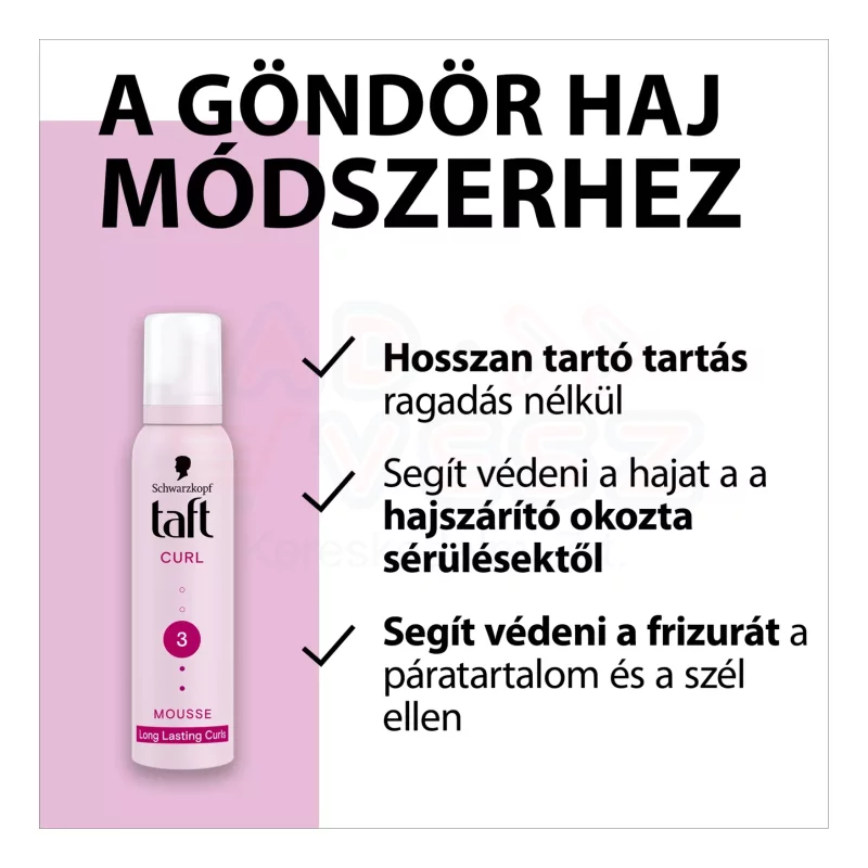 Taft hajhab 200 ml Curl hullámos hajra Kép