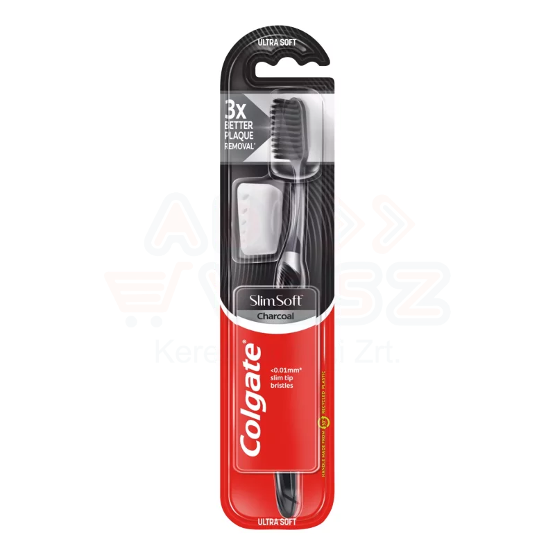 COLGATE fogkefe Slim Soft Charcoal Kép