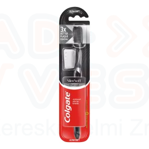 COLGATE fogkefe Slim Soft Charcoal