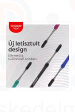 COLGATE fogkefe Slim Soft Charcoal Kép