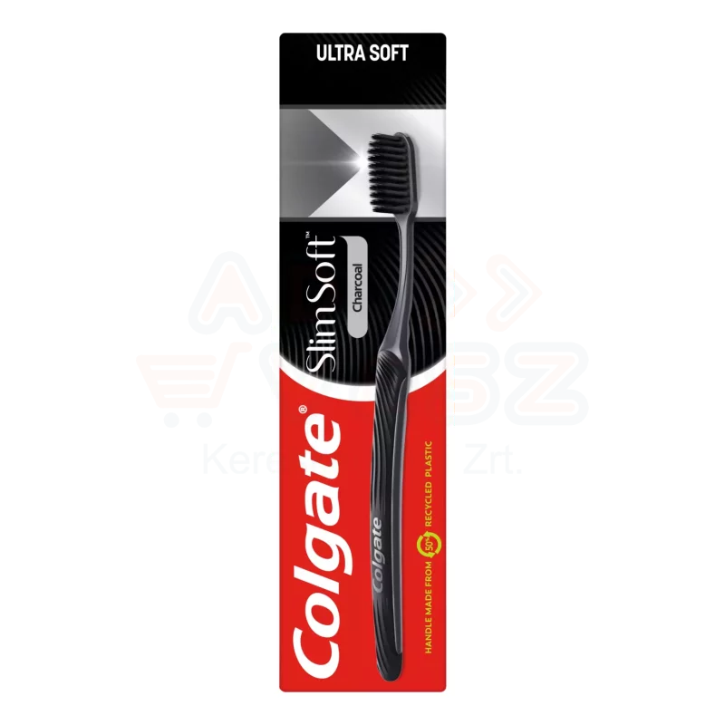 COLGATE fogkefe Slim Soft Charcoal Kép