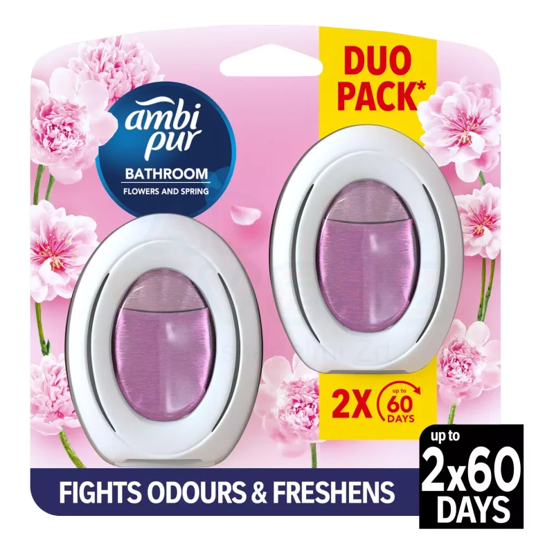 AmbiPur Bathroom Flowers&Spring légfrissítő 2x7,5 ml Kép