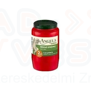 Kegyeleti mécsesbetét - Angela 2,5 napos piros