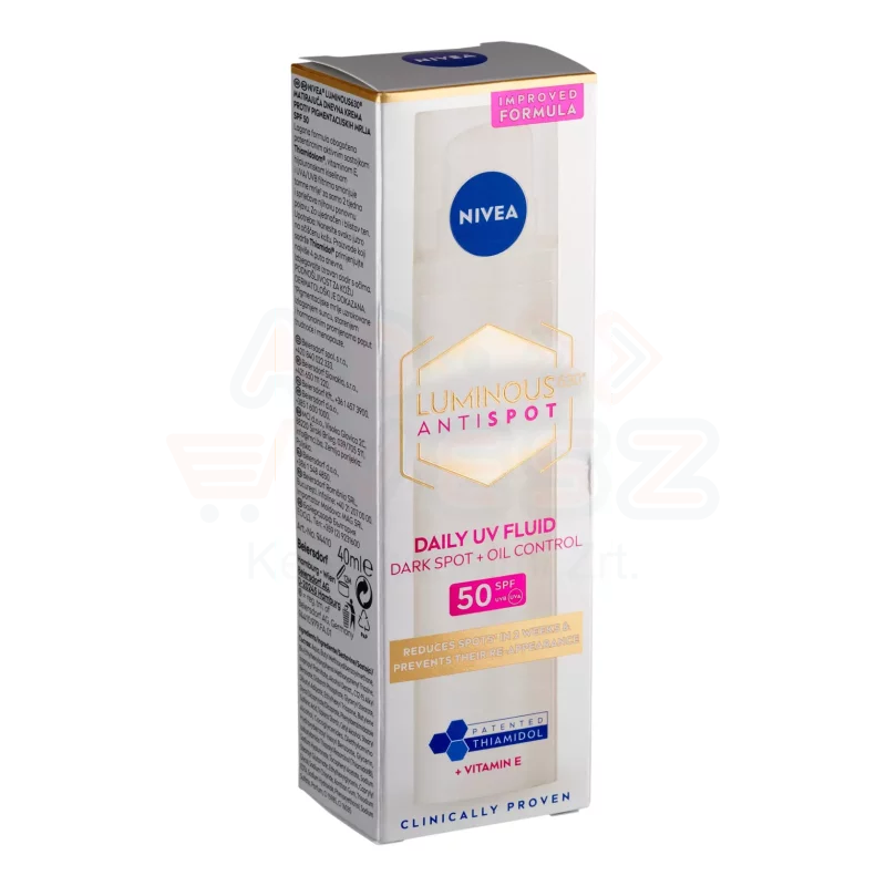 NIVEA Luminous 630 Pigmentfoltok elleni nappali krém 40 ml SPF 50 Kép