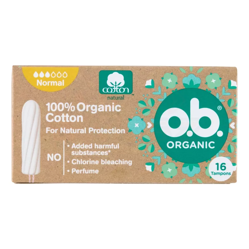 o.b. tampon 16 db Organic Normal (6 db/#) Kép