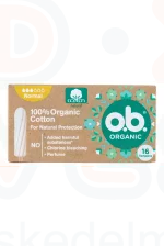 o.b. tampon 16 db Organic Normal (6 db/#) Kép