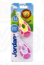 Jordan gyerek fogkefe 0-2 év duopack extra soft Kép