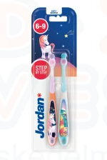Jordan gyerek fogkefe 6-9 év duopack soft Kép
