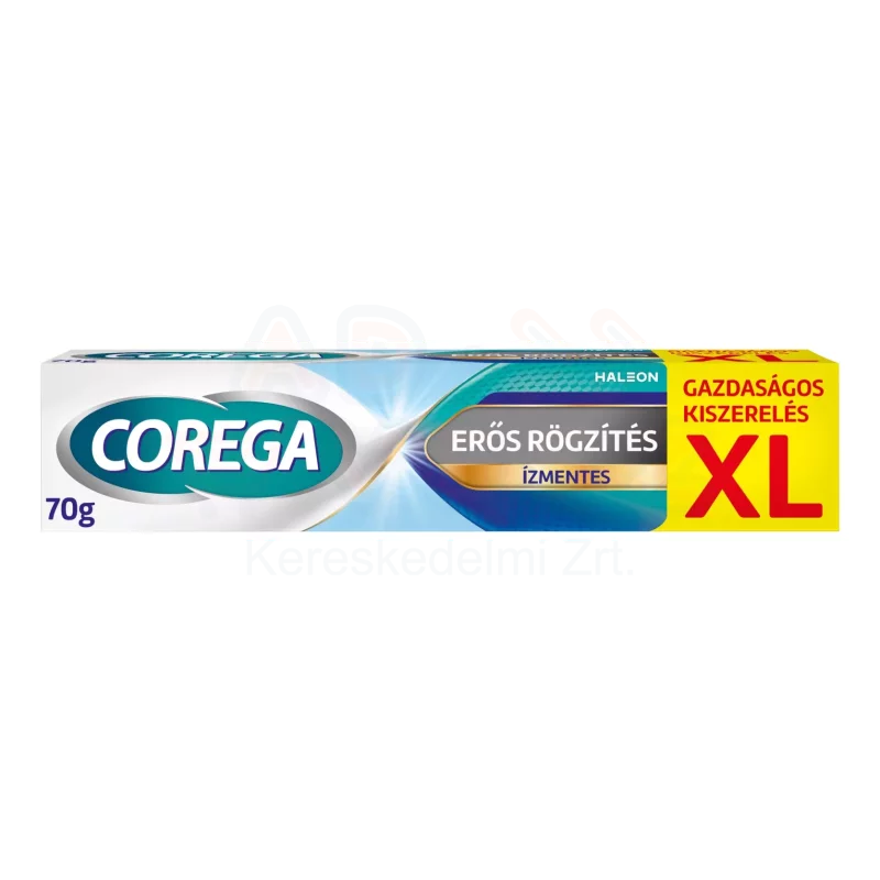 Corega Erős Ízmentes műfogsorrögzítő krém 70 g Kép