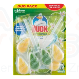 Duck® Active Clean WC-öblítő rúd DUO 77,2 g Citrus