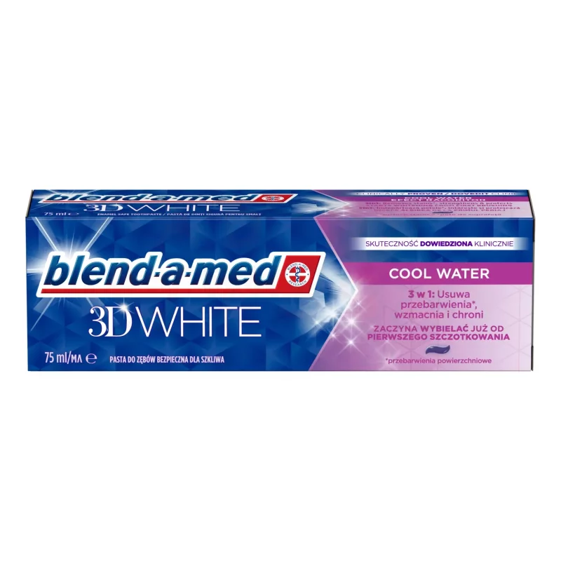 Blend-A-Med fogkrém 75 ml 3D White Cool Water Kép