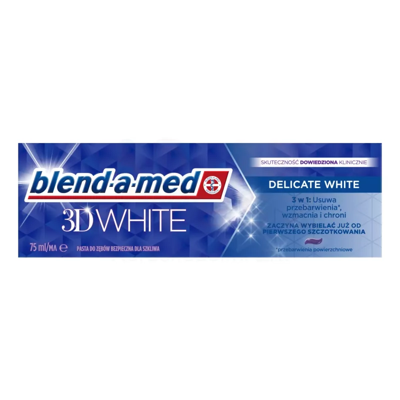Blend-A-Med fogkrém 75 ml 3D White Delicate White Kép