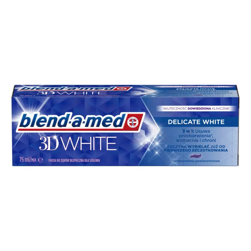 Blend-A-Med fogkrém 75 ml 3D White Delicate White Kép
