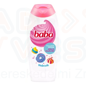 BABA tusfürdő 400 ml Habcsók málna és rózsafa illattal