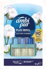 AmbiPur 3Volution elektromos légfrissítő utántöltő Cotton Flower 20 ml Kép