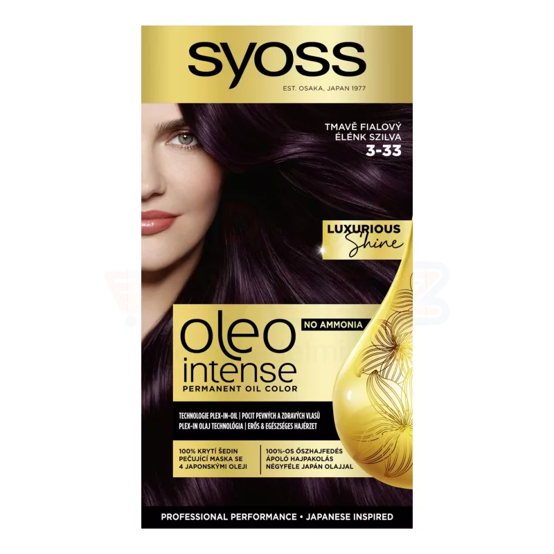 Syoss Color Oleo intenzív olaj hajfesték  3-33 élénk szilva Kép