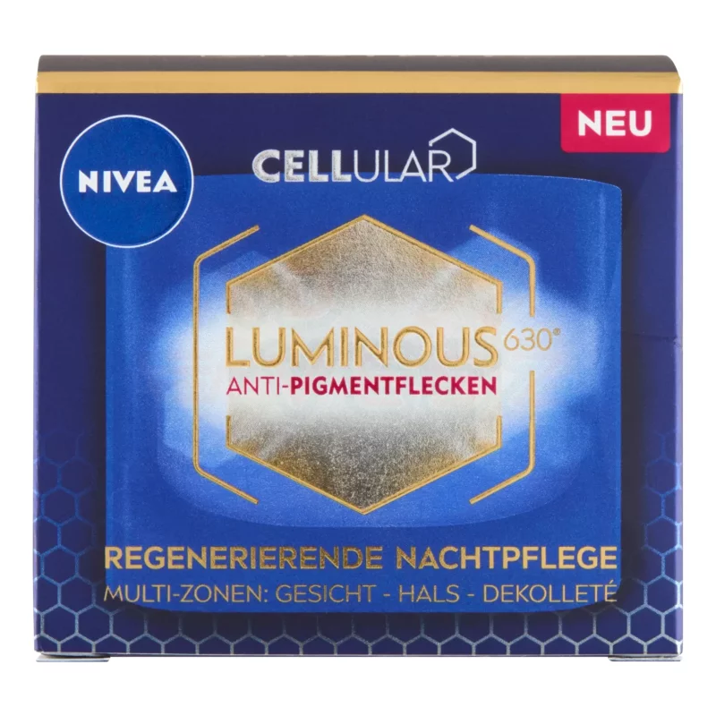 NIVEA Cellular Luminous 630 Pigmentfoltok elleni éjszakai krém 50 ml Kép