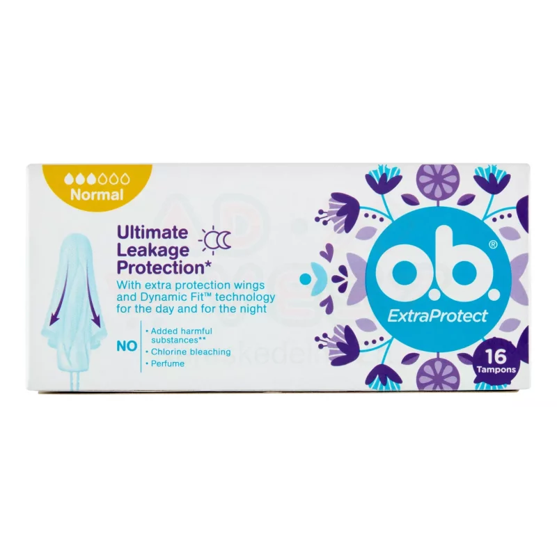 o.b. tampon 16 db Extra Protect Normal (8 db/#) Kép