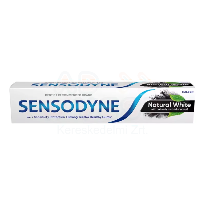 Sensodyne Natural White Charcoal fogkrém 75ml Kép