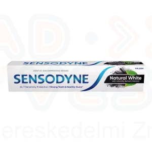 Sensodyne Natural White Charcoal fogkrém 75ml